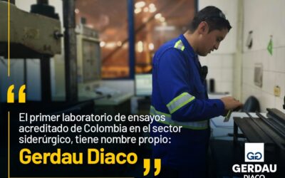 El primer laboratorio de ensayos acreditado de Colombia del sector siderúrgico, tiene nombre propio: Gerdau Diaco
